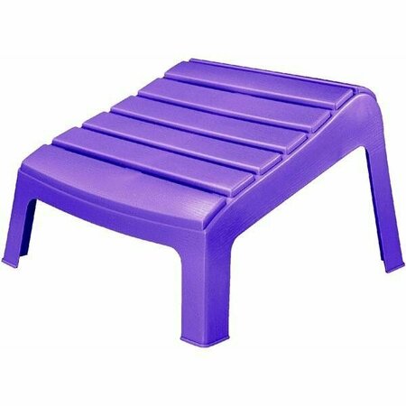 WORLDWIDE SOURCING Stackable Resin Adirondack Ottoman 8380-12-4748